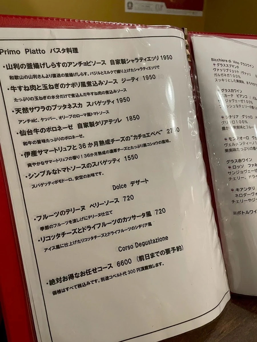 ALLEGRIA 菜單照片 12